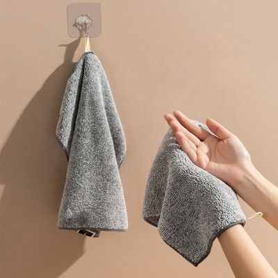 35g Nettoyage à la mode Nettoyage à la main Organique Bambou Charbon de bois serviette Tissu de cuisine