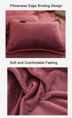 Comfort pour adultes et enfants Vêtement de lit en flanelle, étoffe de lit à double couche