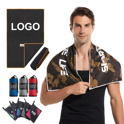 serviette de gym en microfibre sportive serviette imprimée personnalisée pour l'absorption de la sueur et le fitness