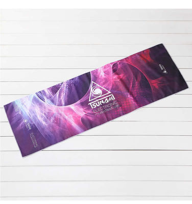 serviette de gym en microfibre sportive serviette imprimée personnalisée pour l'absorption de la sueur et le fitness