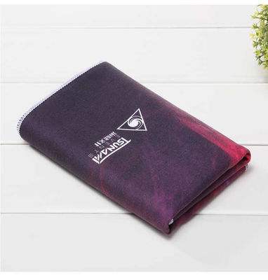 serviette de gym en microfibre sportive serviette imprimée personnalisée pour l'absorption de la sueur et le fitness
