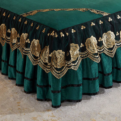 Étiquette de broderie de luxe Commodité de la couverture de mariage