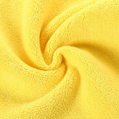 Tissu de nettoyage de voiture en peluche épais sur mesure 40x40 serviettes de voiture colorées avec microfibre de bord