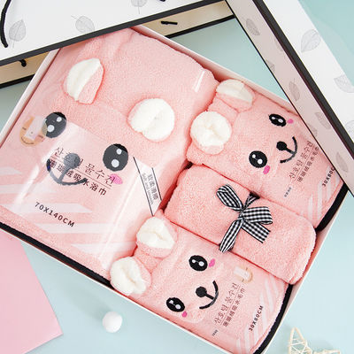 Ensemble de serviettes de bain en 4 pièces pour un séchage rapide et un bain de luxe