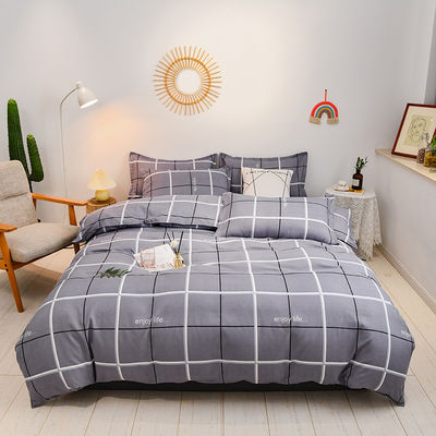 Maison chaleureuse confortable luxe respirant super doux couverture de lit 4 pièces couverture ensemble