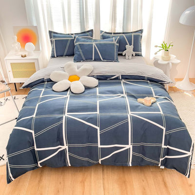 Maison chaleureuse confortable luxe respirant super doux couverture de lit 4 pièces couverture ensemble