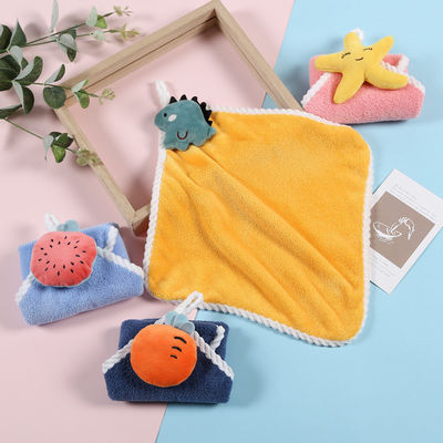 Taille personnalisée Logo de broderie serviette en plâtre pour les enfants femmes Option de matériau en coton