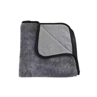 1200gm Double couche épaissie serviette de torsion pour le nettoyage automobile en microfibre