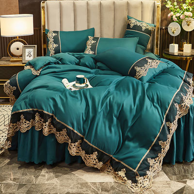 Couverture de lit en tissu de polyester sur mesure