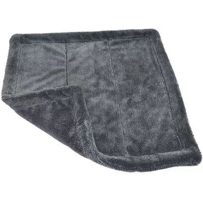 1200gm Double couche épaissie serviette de torsion pour le nettoyage automobile en microfibre