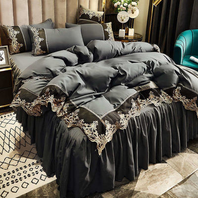 Couverture de lit en tissu de polyester sur mesure