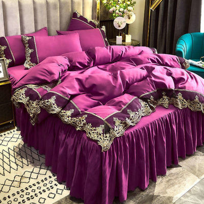 Couverture de lit en tissu de polyester sur mesure