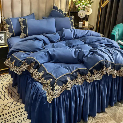 Couverture de lit en tissu de polyester sur mesure