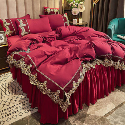 Couverture de lit en tissu de polyester sur mesure