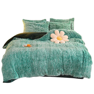 Couleur arc-en-ciel Luxe Shaggy Super Doux Vernis chaud velours cristallins Velours de lit