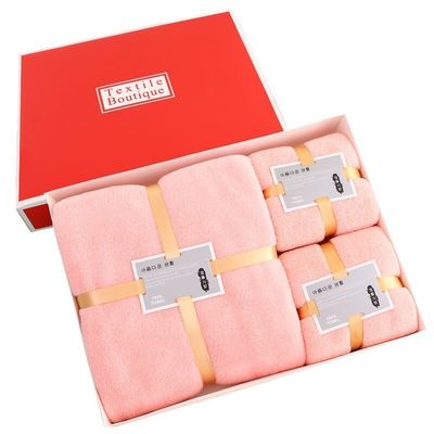 Ensemble de literie personnalisé Designs épaisse laine de corail doux absorbant toilette de bain ensemble