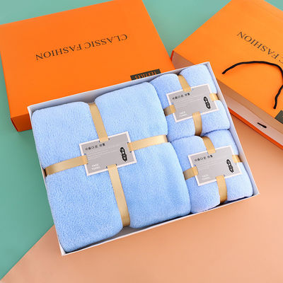 Ensemble de literie personnalisé Designs épaisse laine de corail doux absorbant toilette de bain ensemble