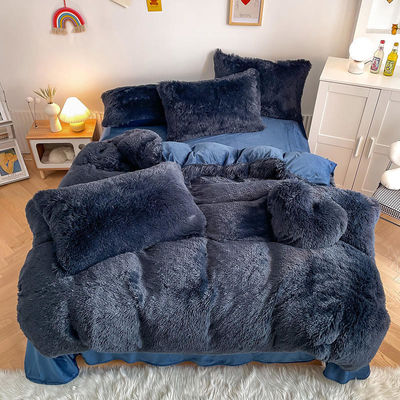 Noël de luxe chauve super doux chaud Mink velours couette pour l'automne et l'hiver
