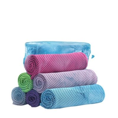 Séchage et refroidissement rapides serviettes de refroidissement personnalisées pour les sports de gym en tissu de polyester
