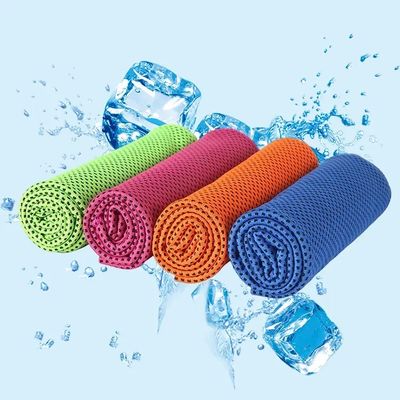 Séchage et refroidissement rapides serviettes de refroidissement personnalisées pour les sports de gym en tissu de polyester