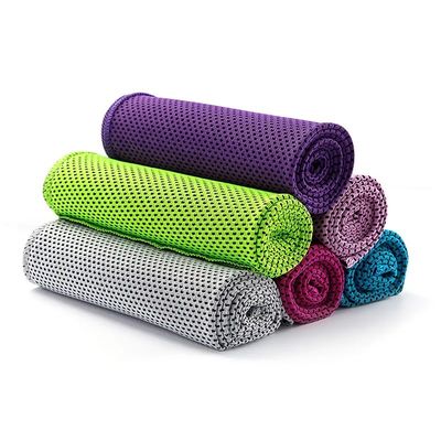 Séchage et refroidissement rapides serviettes de refroidissement personnalisées pour les sports de gym en tissu de polyester