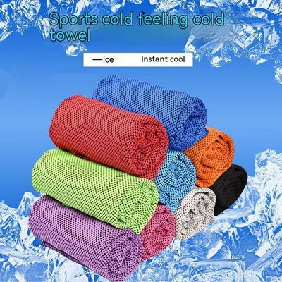 Séchage et refroidissement rapides serviettes de refroidissement personnalisées pour les sports de gym en tissu de polyester