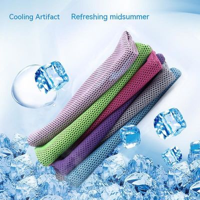 Séchage et refroidissement rapides serviettes de refroidissement personnalisées pour les sports de gym en tissu de polyester