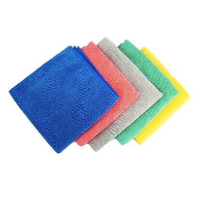 Solution de nettoyage durable 40x40 Tissu de nettoyage en microfibre coloré détaillé pour voiture