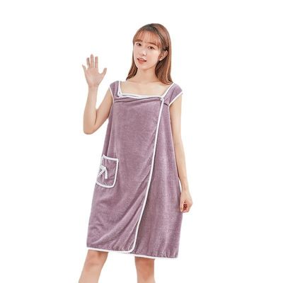 300-400g Jupe de bain en microfibre pour les belles dames dans les hôtels Spa Douche Body Wrap