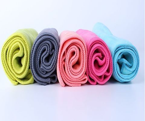 Logo personnalisé serviette de sport en microfibre pour activités extérieures à séchage rapide et absorbante