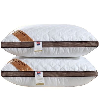 Coussin lavable élastique pur en coton fonctionnalité durable pour lit d'hôtel