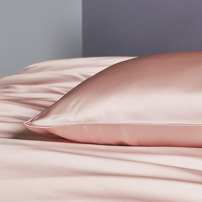 Densité de tissu 128x68 100% de soie pure Satin Couverture de couette pour la literie d'hôtel de luxe
