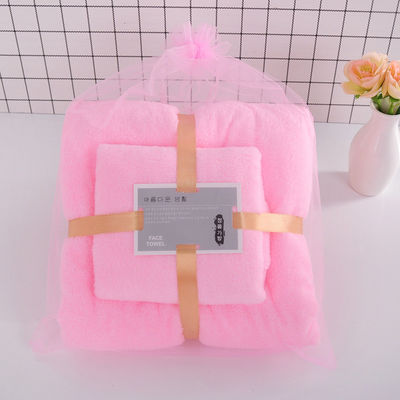 Ensemble de serviettes de bain en laine de corail rectangulaire pour SPA