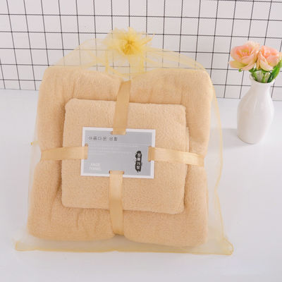 Ensemble de serviettes de bain en laine de corail rectangulaire pour SPA