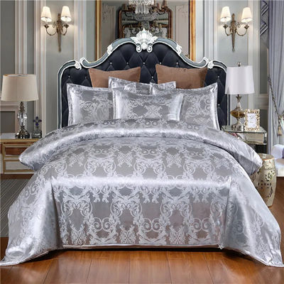 Couverture de lit en satin de 3 pièces