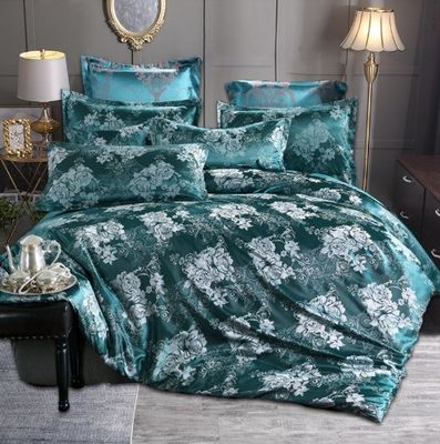 Couverture de lit en satin de 3 pièces