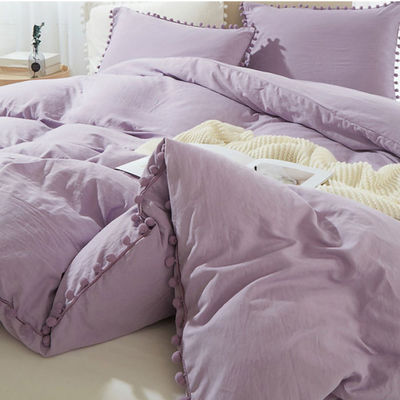 Ensemble de draps en microfibre King Size avec une température de lavage de 30 degrés et un nombre de tissus de 40