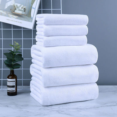 Les serviettes ménagères et les serviettes de salle de bain de l'hôtel en coton pur 35*75 70*140 pour les salles de bains de l'hôtel