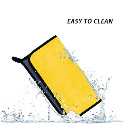 Matériau en microfibres absorbant et non versant pour serviettes de cuisine rectangulaires personnalisables