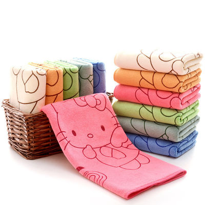 Tissu d'impression en microfibre rectangulaire de 35*75 cm à séchage rapide pour le lavage du visage en fibre de polyester