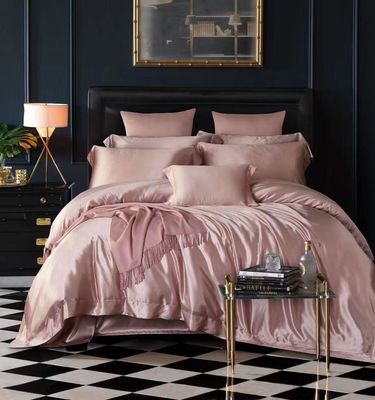 Ensemble de couvertures de lit en soie de luxe pour style européen et américain