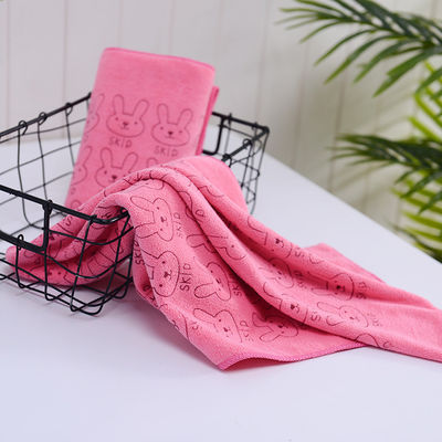 Tissu d'impression en microfibre rectangulaire de 35*75 cm à séchage rapide pour le lavage du visage en fibre de polyester