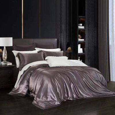 Ensemble de couvertures de lit en soie de luxe pour style européen et américain