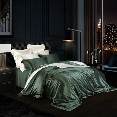 Ensemble de couvertures de lit en soie de luxe pour style européen et américain