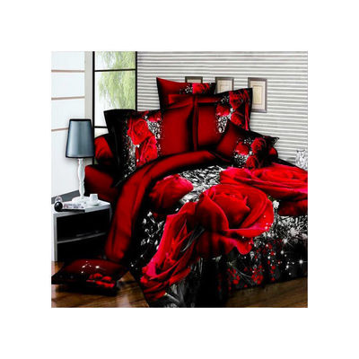 Maison personnalisée couleur couverture de couette en microfibre lit lit ensemble de literie avec impression numérique