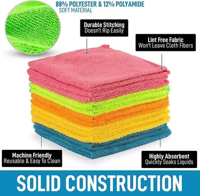 Vêtements de lavage en microfibre absorbant et doux