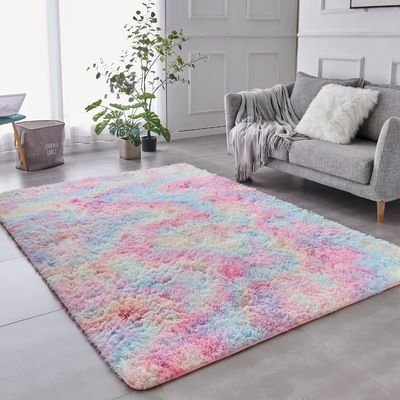 Tapis personnalisés pour le salon, décoratif pour la maison, tapis de sol moelleux, cravate, tapis teint gris clair
