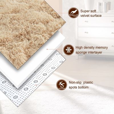 2024 Tapis moelleux pour enfants Chambre de couchage chambre d'enfant Coussiné et logo Logo personnalisé