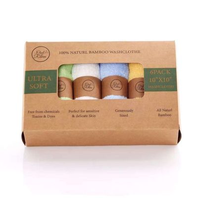 Une serviette pour bébé en coton mélangé pour enfants super doux et absorbant