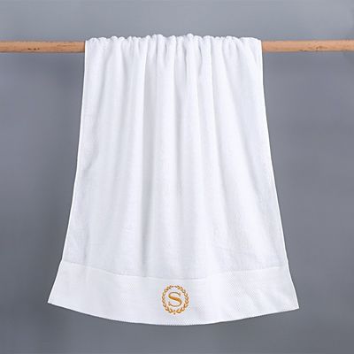 2024 Design 6 pièces Ensembles de serviettes personnaliser Antimicrobien Luxe serviettes de bain blanches pour la maison